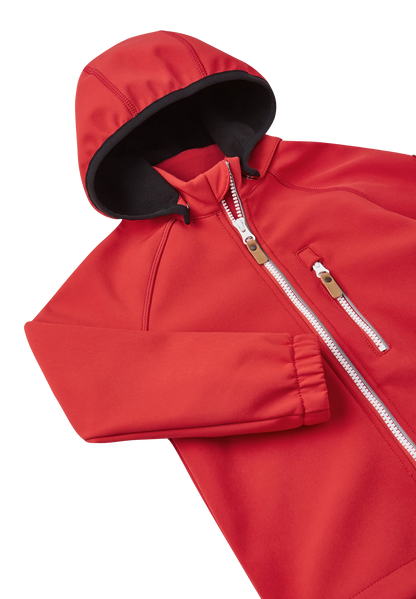 REIMA gefütterte Softshell-Jacke AKTIONSFARBE <br>Vantti <br>Gr. 92<br> aussen Softshell<br> innen weiches Fleece <br>WS 10'000 mm