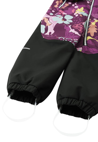 REIMA gefütterter Softshell-Overall<br> Mjosa <br>Waldspielgruppe, Outdoor, KiTa<br> Gr. 92<br> innen warmes Fleece<br> Bein- und Po extra strapazierfähig<br> abnehmbare Fussgummi<br> WS 12'000 mm