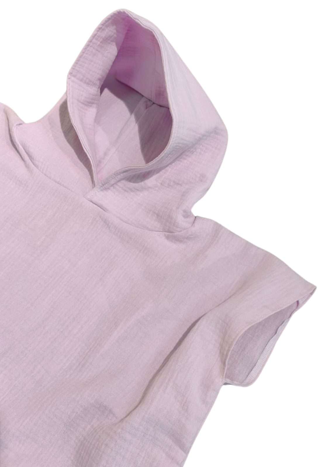 Bade-Poncho aus Bio-Musselinstoff