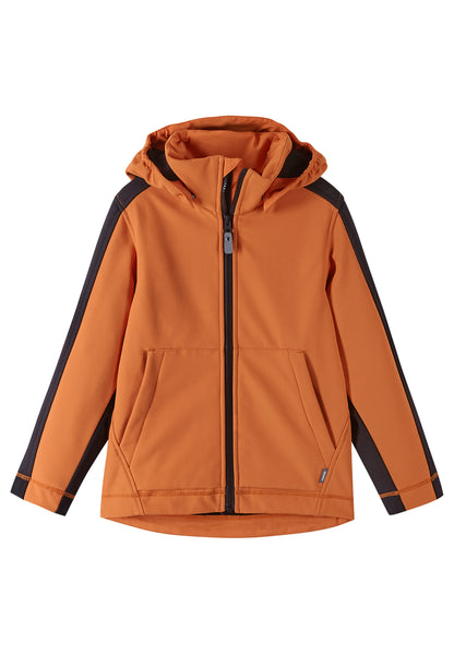 REIMA gefütterte Softshell-Jacke <br>Sipoo <br>Gr. 164<br> aussen Softshell <br>innen weiches Fleece <br>WS 10'000 mm