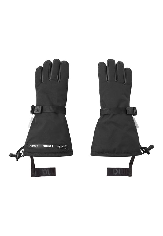 REIMA TEC Kinder Winterhandschuhe / Fingerhandschuhe Skimba schwarz 5300054B 9990