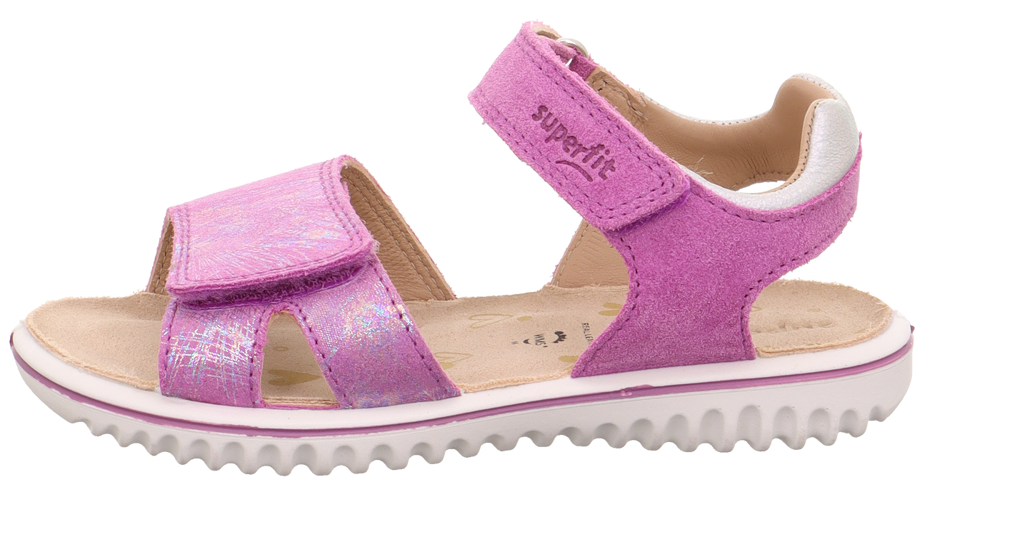 SUPERFIT Leder-Sandalen<br> Sparkle <br>Gr. 26, 27, 29, 31, 32, 33<br> flexibel & weich