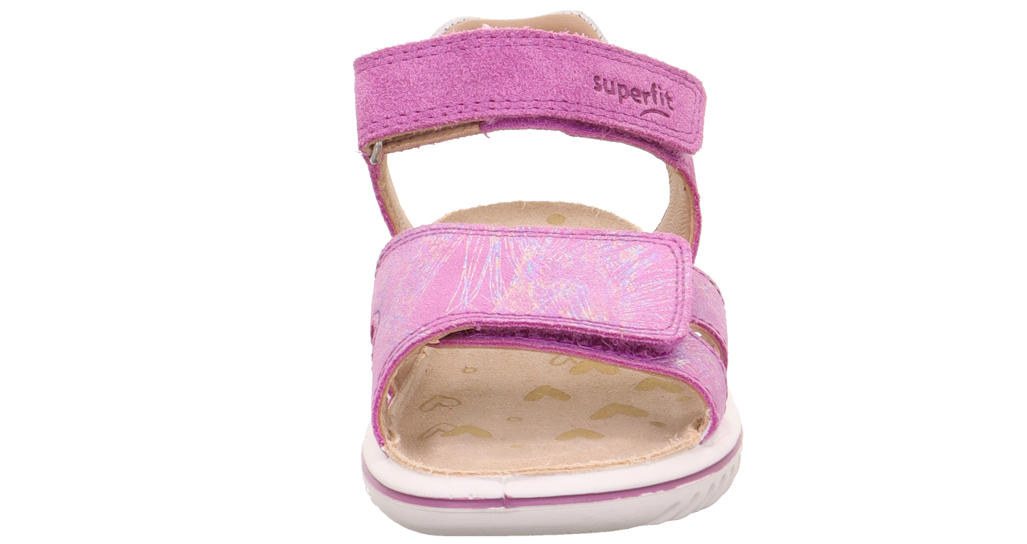 SUPERFIT Leder-Sandalen<br> Sparkle <br>Gr. 26, 27, 29, 31, 32, 33<br> flexibel & weich