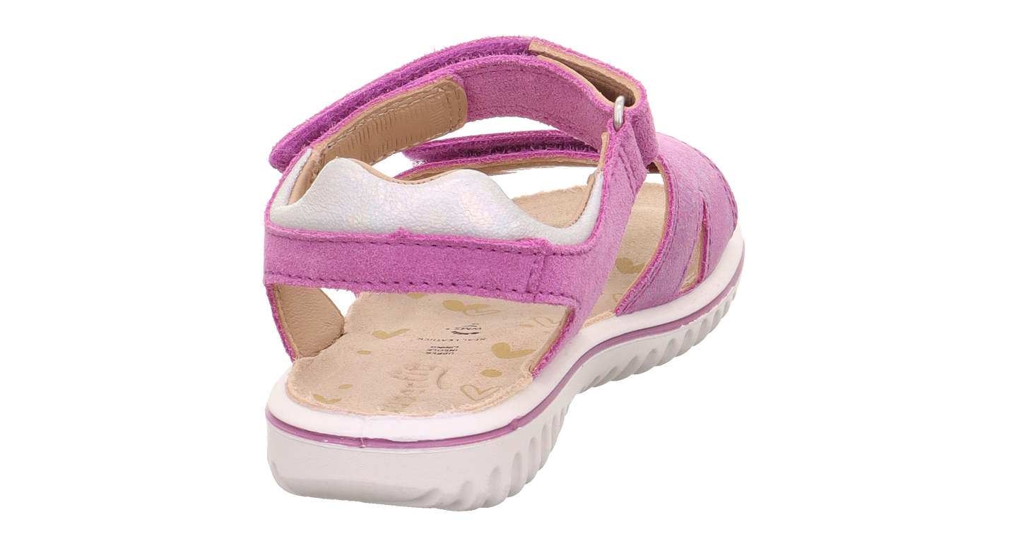 SUPERFIT Leder-Sandalen<br> Sparkle <br>Gr. 26, 27, 29, 31, 32, 33<br> flexibel & weich