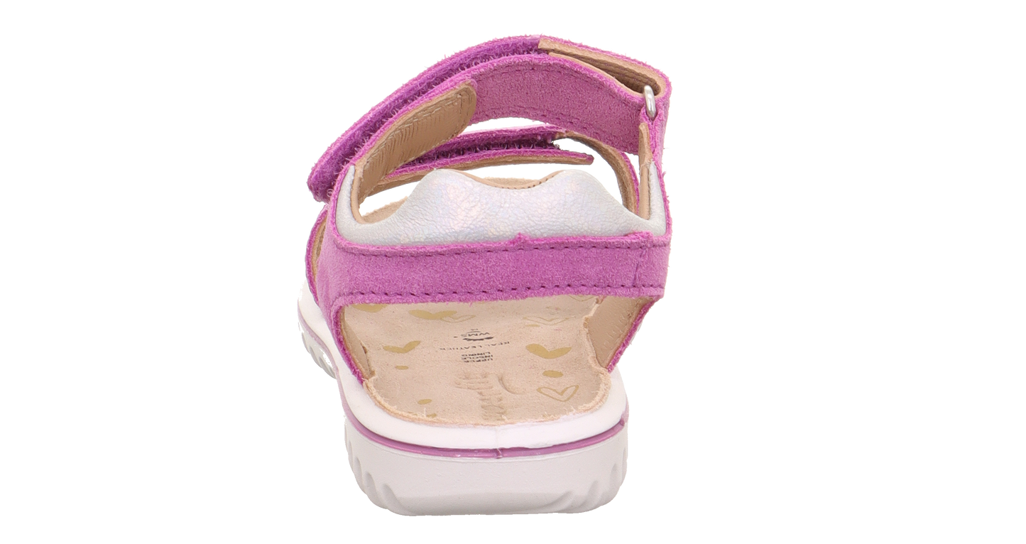 SUPERFIT Leder-Sandalen<br> Sparkle <br>Gr. 26, 27, 29, 31, 32, 33<br> flexibel & weich