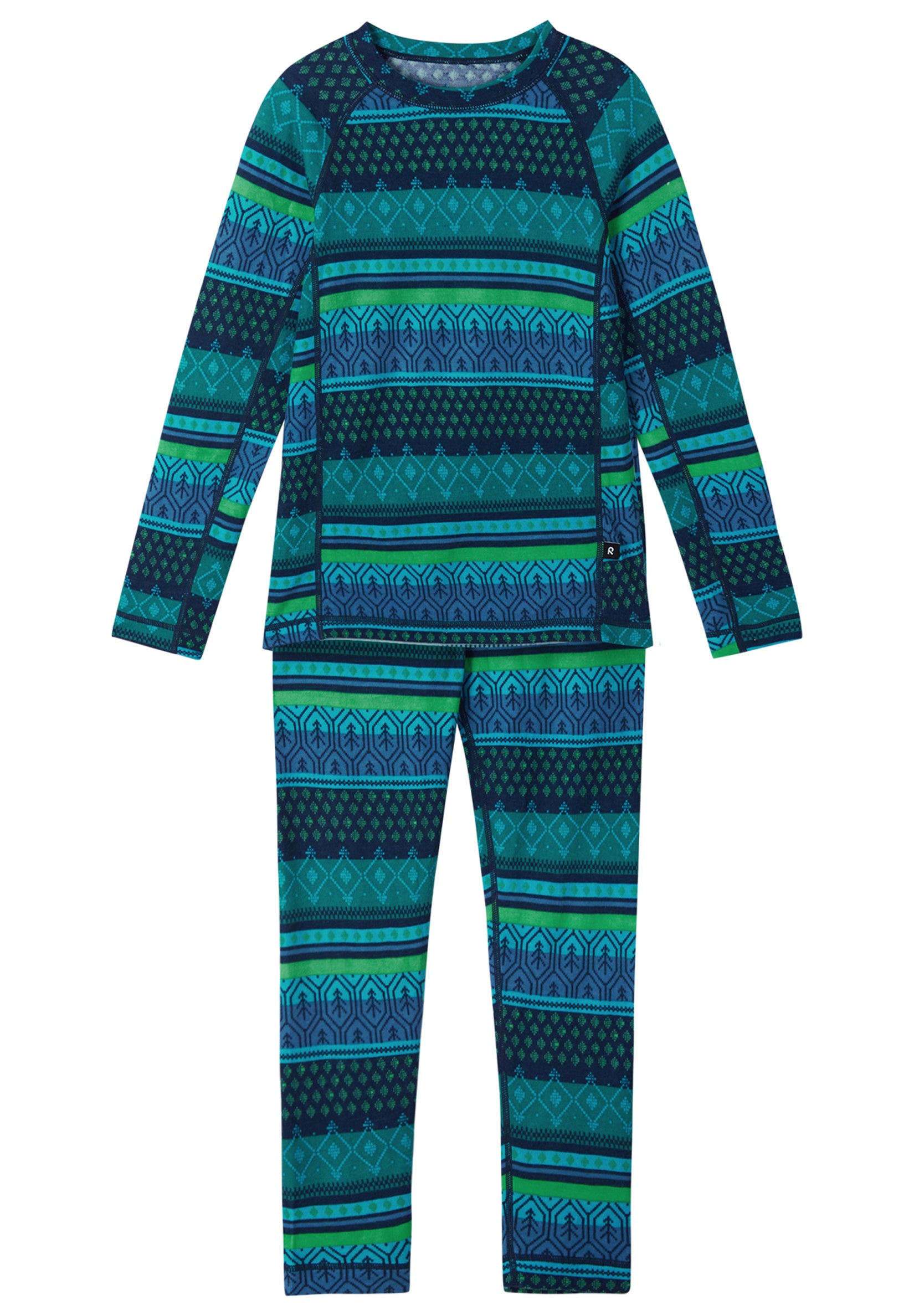 REIMA Kinder Thermowäsche Merino Taitoa blau 5200030A 6982