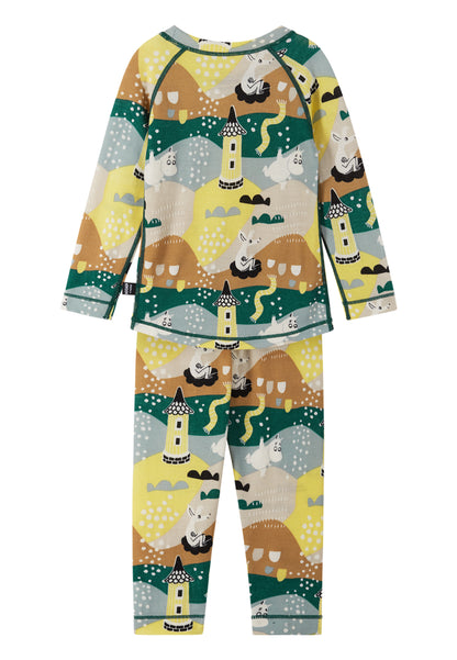 REIMA Thermo-Set Shirt+Hose Merinowolle/Tencel<br> Trivsam<br> Gr. 80 - 110<br> natürlich&temperaturausgleichend<br> warm 200g/m2