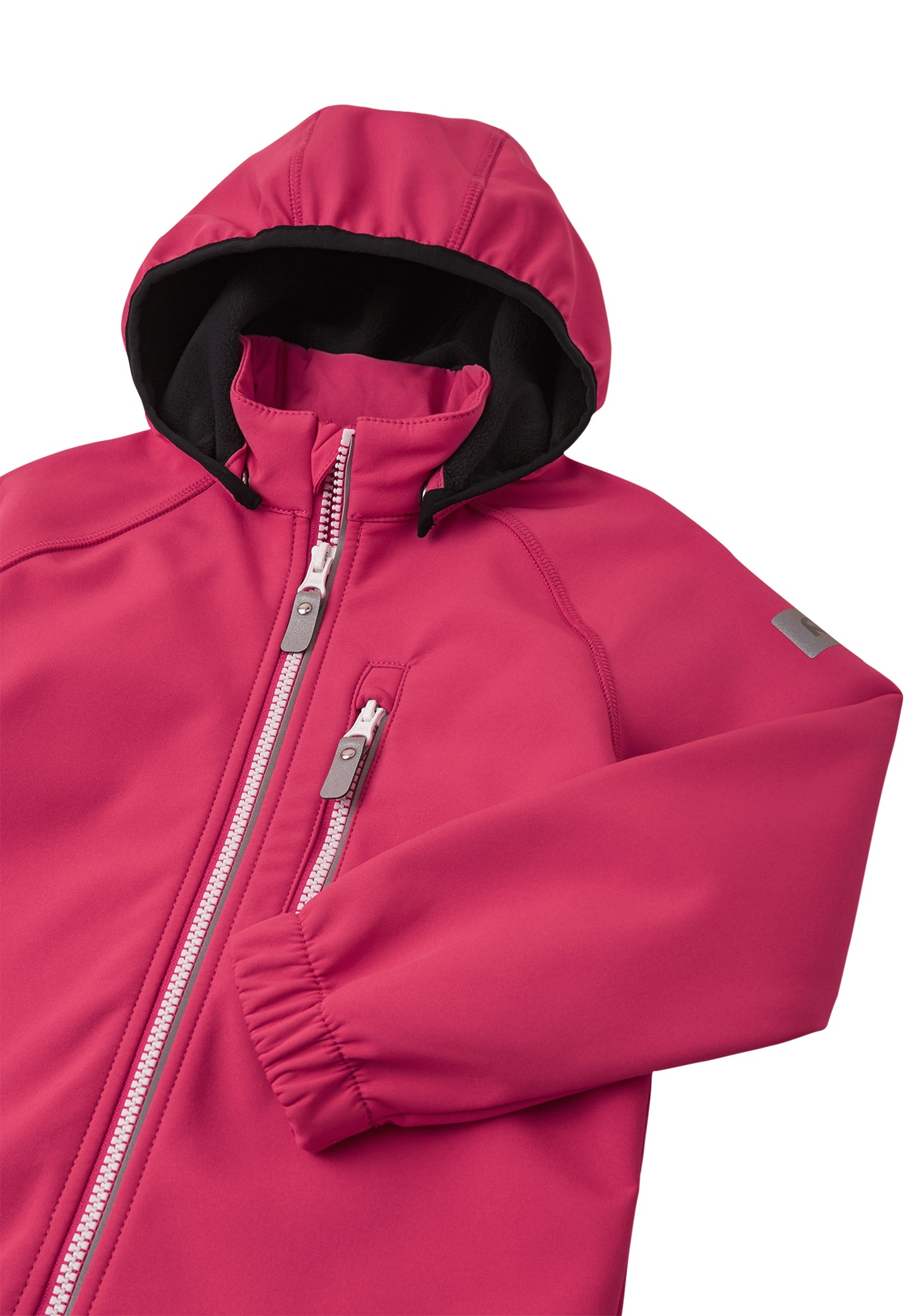 REIMA gefütterte Softshell-Jacke <br>Vantti <br>Gr. 80, 86, 92, 98, 104, 110, 128, 134<br> aussen Softshell<br> innen weiches Fleece <br>WS 10'000 mm