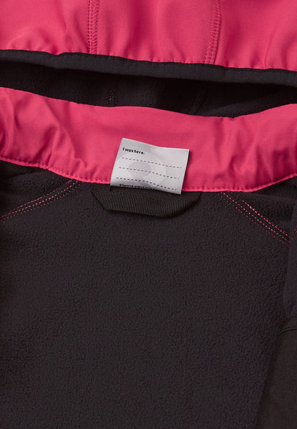 REIMA gefütterte Softshell-Jacke <br>Vantti <br>Gr. 80, 86, 92, 98, 104, 110, 128, 134<br> aussen Softshell<br> innen weiches Fleece <br>WS 10'000 mm