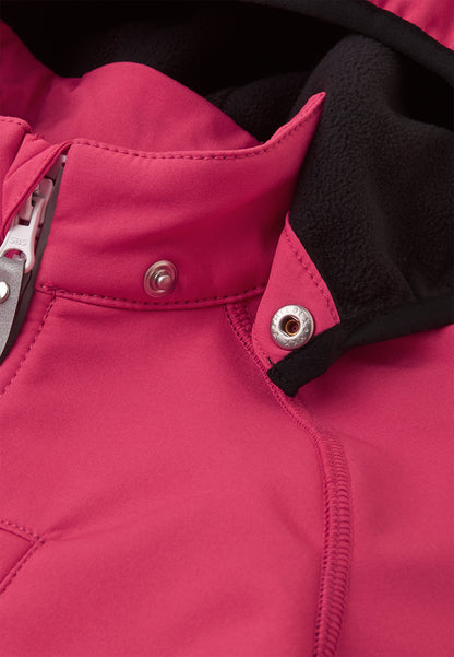 REIMA gefütterte Softshell-Jacke <br>Vantti <br>Gr. 80, 86, 92, 98, 104, 110, 128, 134<br> aussen Softshell<br> innen weiches Fleece <br>WS 10'000 mm