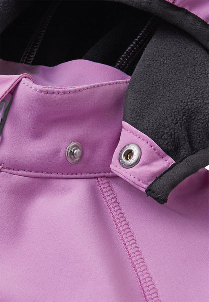 REIMA gefütterte Softshell-Jacke <br>Vantti <br>Gr. 110, 116<br> aussen Softshell<br> innen weiches Fleece <br>WS 10'000 mm