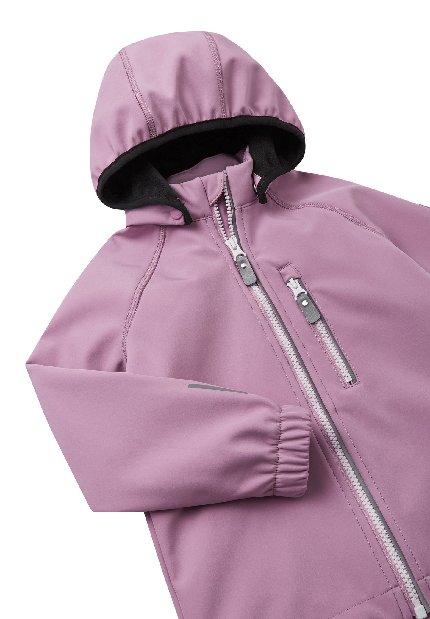 REIMA gefütterte Softshell-Jacke AKTIONSFARBE <br>Vantti <br>Gr. 80<br> aussen Softshell<br> innen weiches Fleece <br>WS 10'000 mm