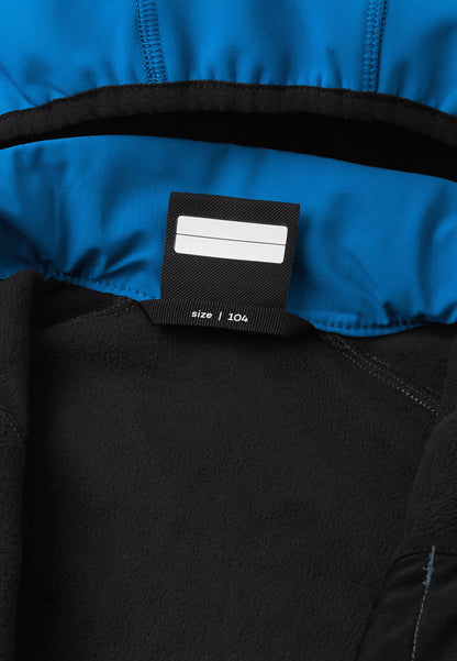 REIMA gefütterte Softshell-Jacke <br>Vantti <br>Gr. 98, 128<br> aussen Softshell<br> innen weiches Fleece <br>WS 10'000 mm