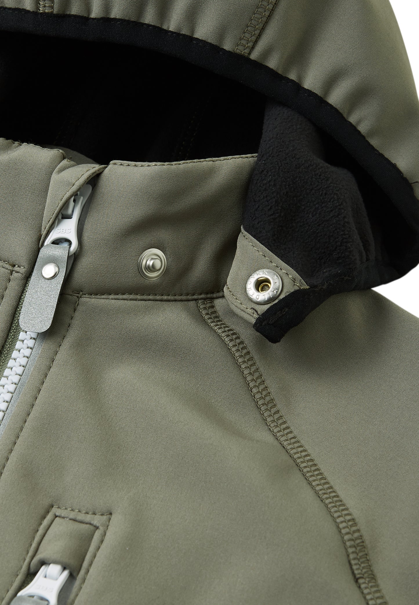 REIMA gefütterte Softshell-Jacke <br>Vantti <br>Gr. 80, 98, 122, 128, 134, 140<br> aussen Softshell<br> innen weiches Fleece <br>WS 10'000 mm