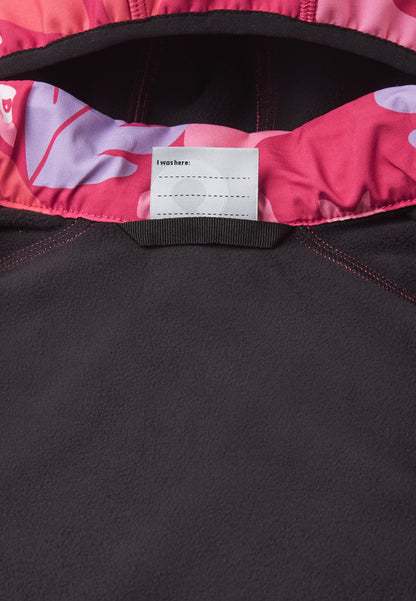 REIMA gefütterte Softshell-Jacke <br>Vantti <br>Gr. 86, 104<br> aussen Softshell<br> innen weiches Fleece <br>WS 10'000 mm