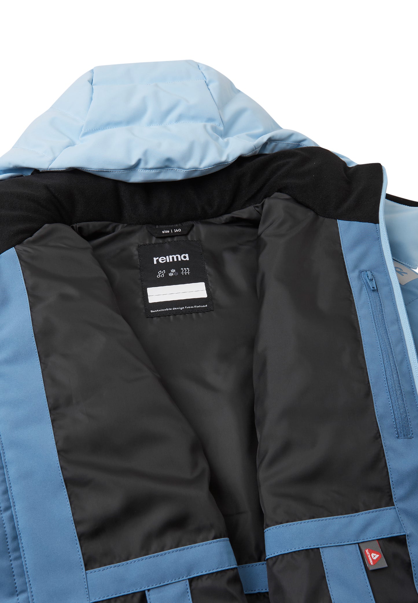REIMA Primaloft-Skijacke/Winterjacke<br> Luppo <br>Gr. 140<br> mit Primaloft (künstliche Daune) wattiert<br> Schneefang & verstellbare Ärmelbündchen mit Lycraeinsätzen<br> WS 15'000 mm