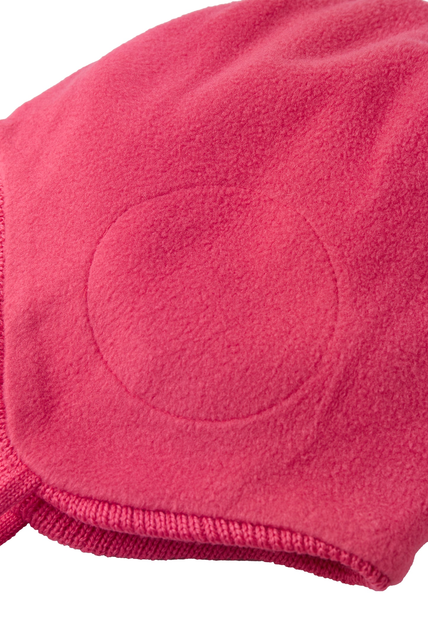Reima Mädchen-Mütze mit Bändel<br> Piponen <br>Gr. 48, 50 <br>innen hautfreundliches Fleece<br> aussen warme, wasserabweisende Merino-Wolle<br>Windstopper-Membrane im Ohrbereich