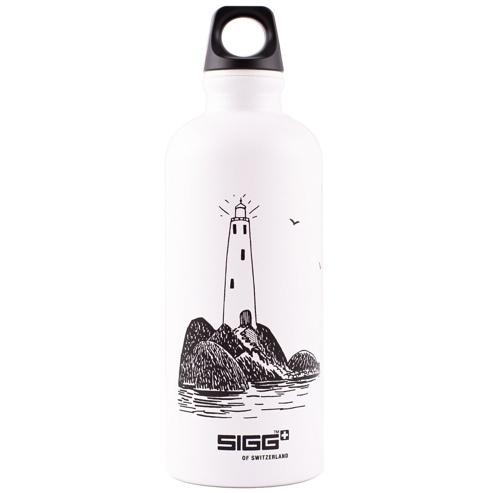 SIGG Trinkflasche Moomin-Design<br> 0.6l<br> aus hochwertigem Aluminium<br> Schadstofffrei <br>auslaufsicherer Deckel<br> KEIN UMTAUSCH ⬛️